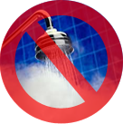 Stop Hot shower